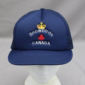 Vintage Trucker Hat - Snowbirds Canada Stitched Graphic - Adult Snapback